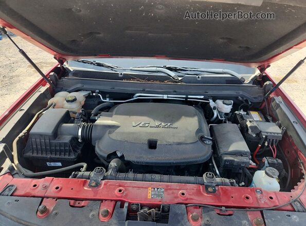 1GCGTCEN7M1260231 2021 CHEVROLET COLORADO Красный Вид задней части салона