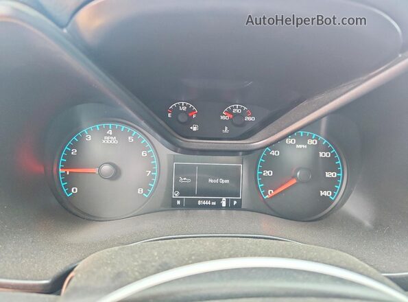 1GCGTCEN7M1260231 2021 CHEVROLET COLORADO Красный Вид щитка приборов