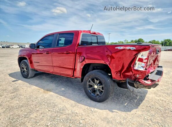 1GCGTCEN7M1260231 2021 CHEVROLET COLORADO Красный Задняя левая четверть