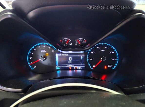 1GCGTCEN8J1111175 2018 CHEVROLET COLORADO Black Սարքավորումների վահանակի տեսք