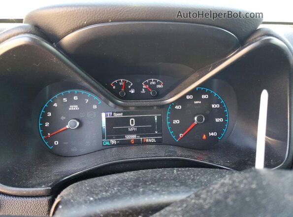 1GCGTCEN8J1123519 2018 CHEVROLET COLORADO Gray ხელსაწყოთა პანელის ხედი