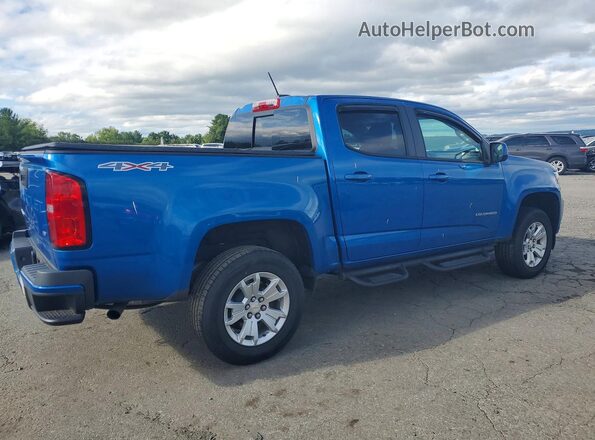 1GCGTCEN8M1169212 2021 CHEVROLET COLORADO Blue Trasero derecho