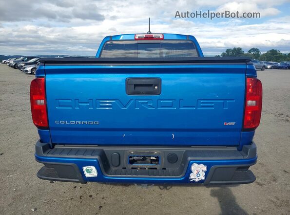 1GCGTCEN8M1169212 2021 CHEVROLET COLORADO Blue Vista trasera