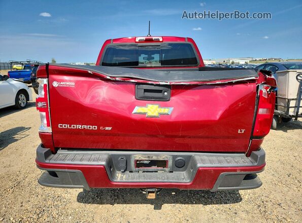 1GCGTCEN9H1242447 2017 CHEVROLET COLORADO Красный Вид сзади