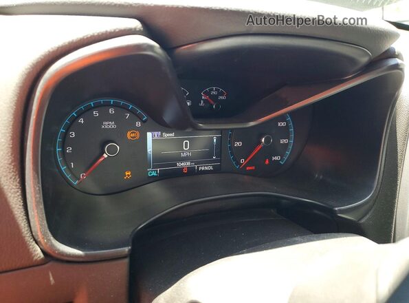1GCGTCEN9J1289032 2018 CHEVROLET COLORADO Серебряный Вид щитка приборов
