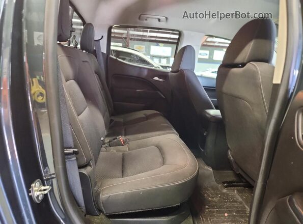 1GCGTCENXJ1200584 2018 CHEVROLET COLORADO Black Rear seats view