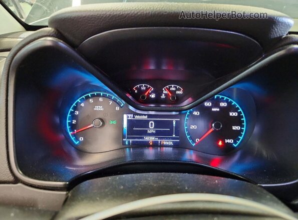 1GCGTCENXJ1200584 2018 CHEVROLET COLORADO Black Instrument cluster view