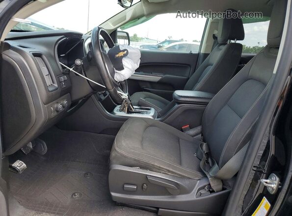 1GCGTCENXK1127217 2019 CHEVROLET COLORADO Черный Вид салона спереди
