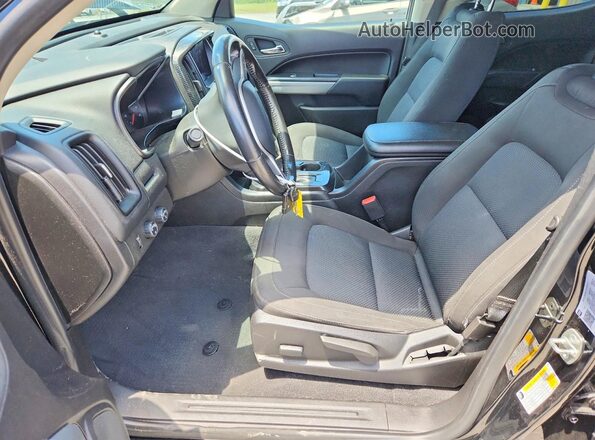 1GCGTCENXM1270025 2021 CHEVROLET COLORADO Черный Вид салона спереди