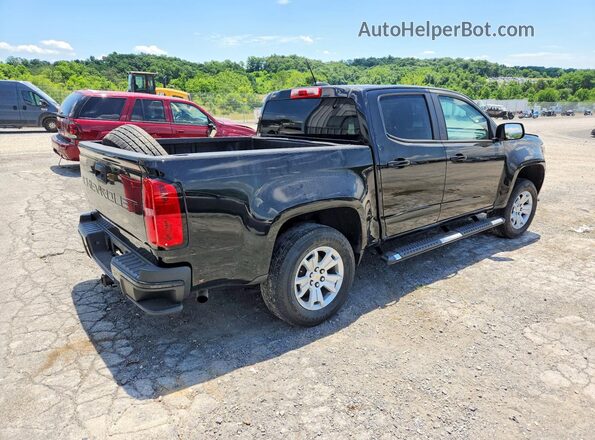 1GCGTCENXM1270025 2021 CHEVROLET COLORADO Черный Задняя правая четверть