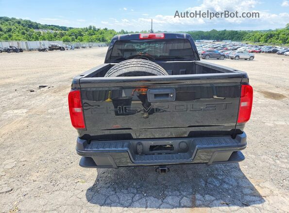 1GCGTCENXM1270025 2021 CHEVROLET COLORADO Черный Вид сзади