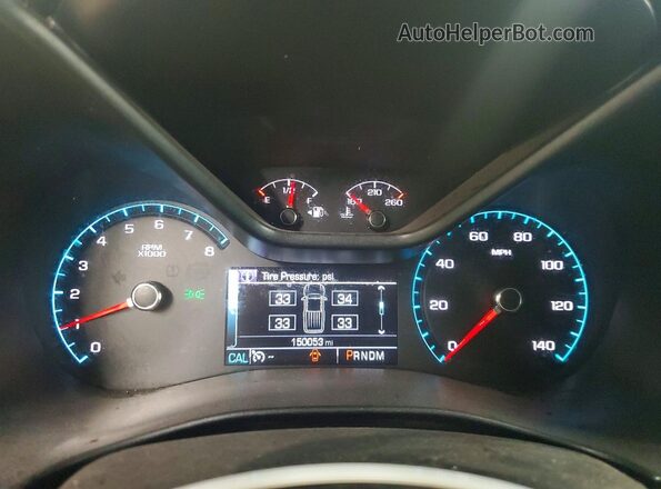 1GCGTDE39G1365183 2016 CHEVROLET COLORADO Blue ხელსაწყოთა პანელის ხედი