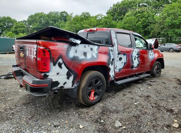 1GCGTDE3XG1147690 2016 CHEVROLET COLORADO Красный Задняя правая четверть