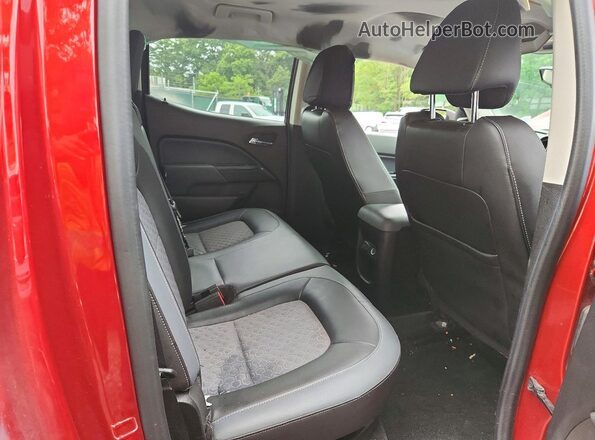 1GCGTDE3XG1147690 2016 CHEVROLET COLORADO Красный Вид задних сидений