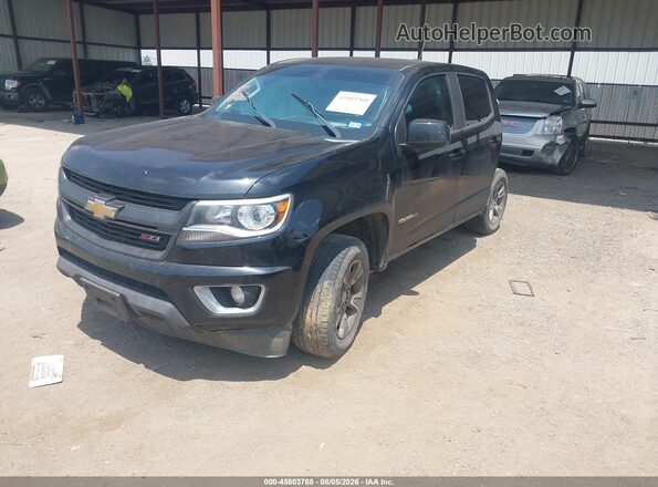1GCGTDEN0K1351635 2019 CHEVROLET COLORADO Black Передня ліва чверть