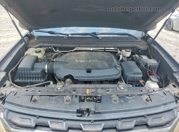 1GCGTDEN0M1113240 2021 CHEVROLET COLORADO Black Widok wnętrza z tyłu