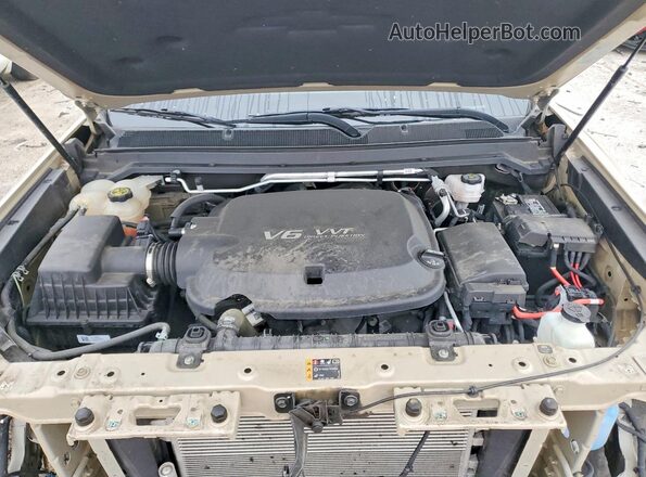 1GCGTDEN0M1218070 2021 CHEVROLET COLORADO Tan უკანა სალონის ხედი