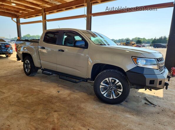 1GCGTDEN0M1289981 2021 CHEVROLET COLORADO Brown Przód prawy