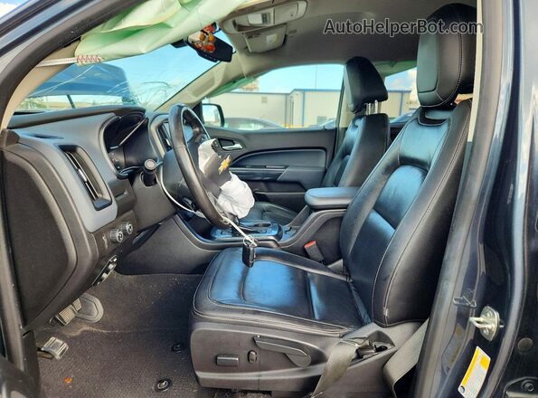 1GCGTDEN1K1154859 2019 CHEVROLET COLORADO Gray წინა სალონის ხედი