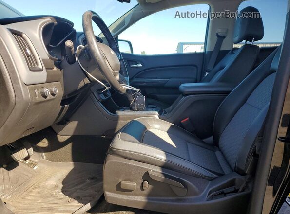 1GCGTDEN2H1285842 2017 CHEVROLET COLORADO Black Widok wnętrza z przodu