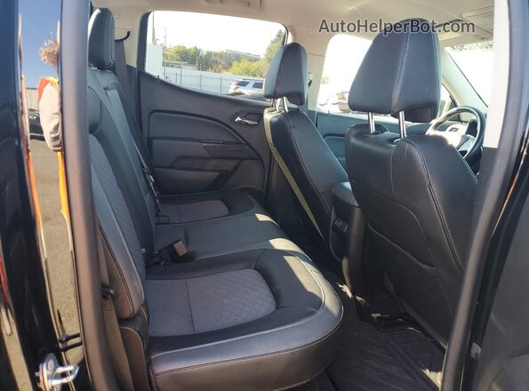 1GCGTDEN2H1285842 2017 CHEVROLET COLORADO Black Widok tylnych siedzeń