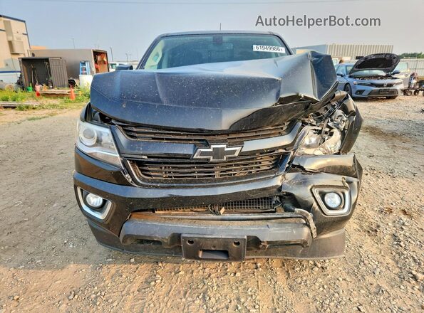 1GCGTDEN3H1154886 2017 CHEVROLET COLORADO Black Front view