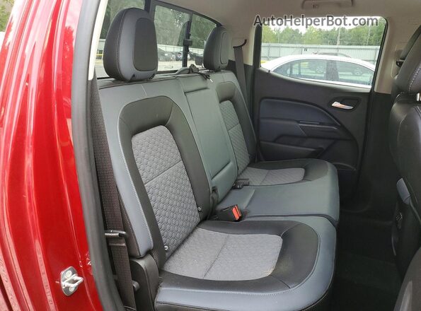 1GCGTDEN3J1132232 2018 CHEVROLET COLORADO Red Vista de los asientos traseros