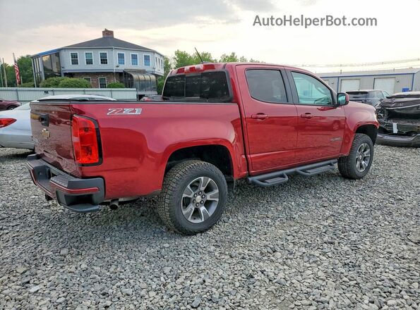 1GCGTDEN3J1132232 2018 CHEVROLET COLORADO Red Trasero derecho