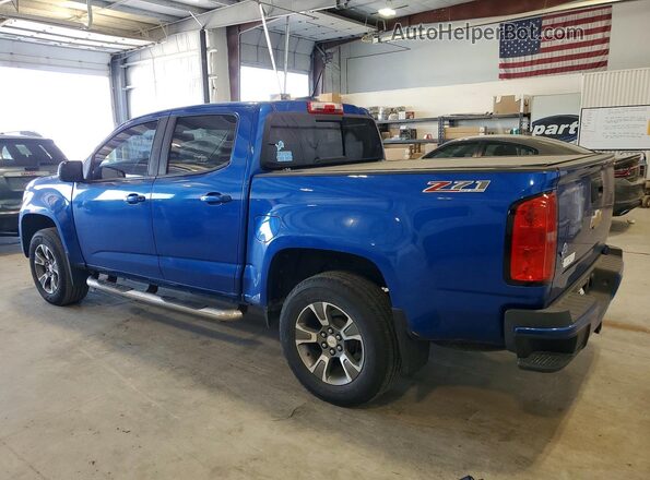 1GCGTDEN3J1238826 2018 CHEVROLET COLORADO Синий Задняя левая четверть
