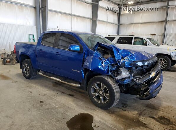 1GCGTDEN3J1238826 2018 CHEVROLET COLORADO Синий Передняя правая четверть