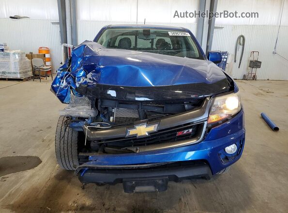 1GCGTDEN3J1238826 2018 CHEVROLET COLORADO Синий Вид спереди