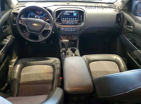 1GCGTDEN3J1238826 2018 CHEVROLET COLORADO Синий Вид панели приборов