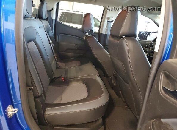 1GCGTDEN3J1238826 2018 CHEVROLET COLORADO Синий Вид задних сидений
