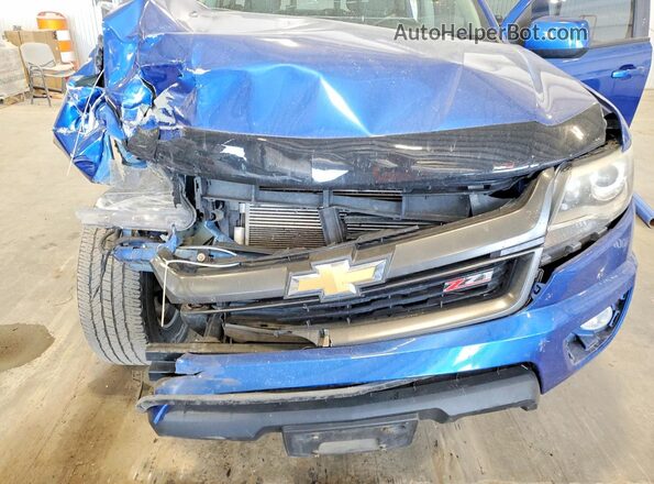 1GCGTDEN3J1238826 2018 CHEVROLET COLORADO Синий Вид задней части салона