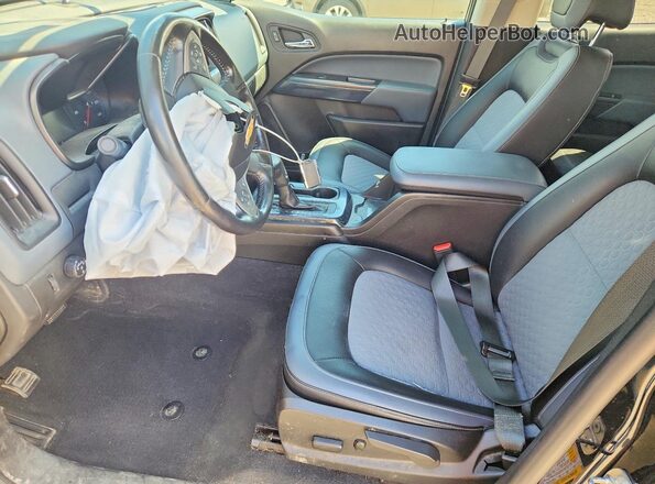 1GCGTDEN3K1289843 2019 CHEVROLET COLORADO Black წინა სალონის ხედი