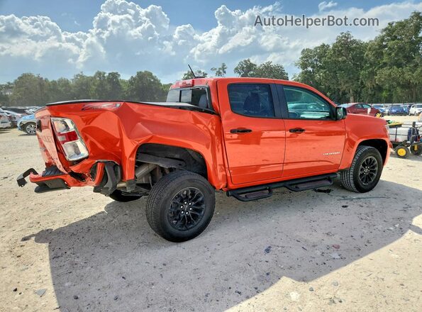 1GCGTDEN3M1205944 2021 CHEVROLET COLORADO Оранжевый Задняя правая четверть