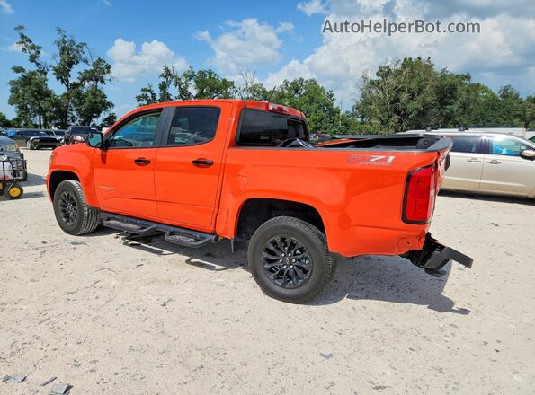 1GCGTDEN3M1205944 2021 CHEVROLET COLORADO Оранжевый Задняя левая четверть