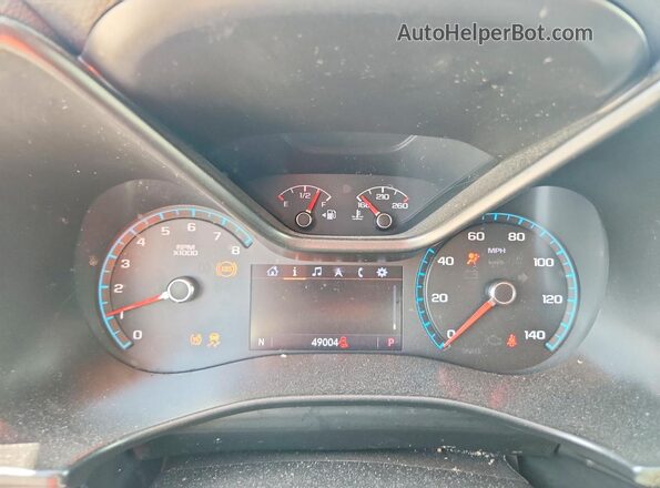 1GCGTDEN3M1205944 2021 CHEVROLET COLORADO Оранжевый Вид щитка приборов