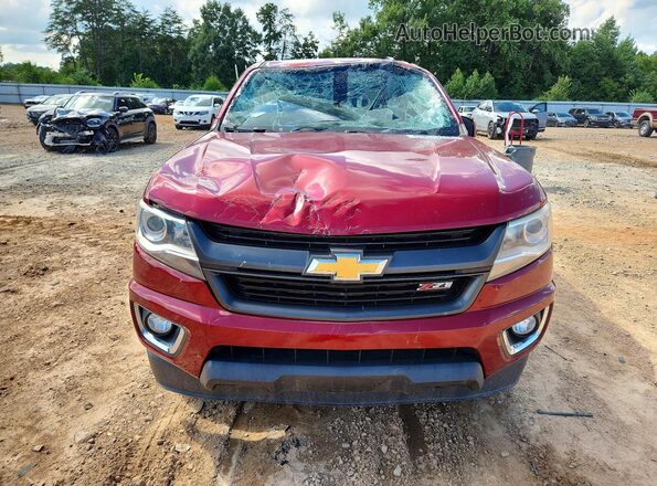 1GCGTDEN5J1258902 2018 CHEVROLET COLORADO Red Front view