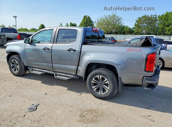 1GCGTDEN5M1189892 2021 CHEVROLET COLORADO Silver Задня ліва чверть