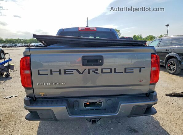 1GCGTDEN5M1189892 2021 CHEVROLET COLORADO Silver Вид ззаду