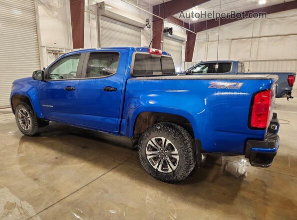 1GCGTDEN5N1243354 2022 CHEVROLET COLORADO Blue უკანა მარცხენა