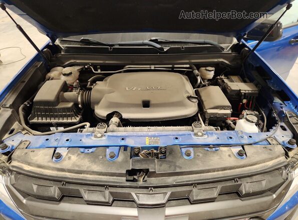1GCGTDEN5N1243354 2022 CHEVROLET COLORADO Blue უკანა სალონის ხედი