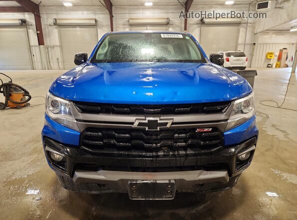 1GCGTDEN5N1243354 2022 CHEVROLET COLORADO Blue წინა ხედი