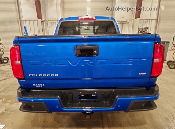 1GCGTDEN5N1243354 2022 CHEVROLET COLORADO Blue უკანა ხედი