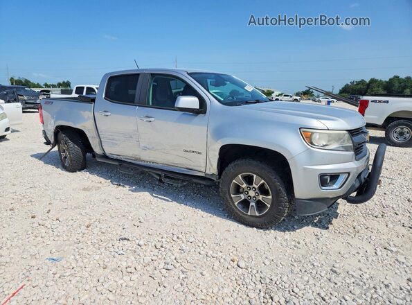 1GCGTDEN6H1198283 2017 CHEVROLET COLORADO Серебряный Передняя правая четверть