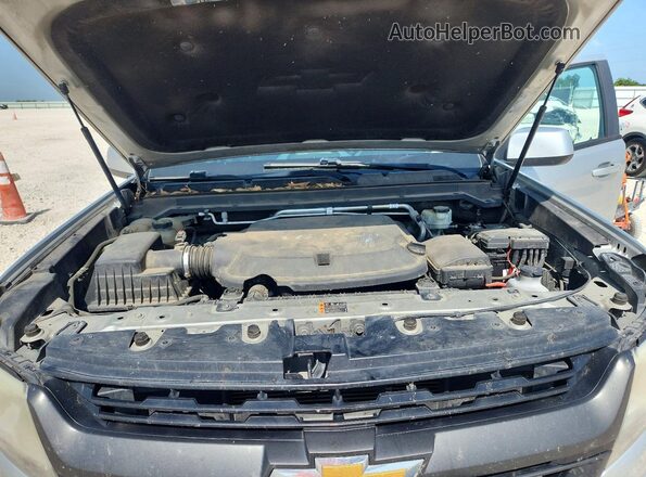 1GCGTDEN6H1198283 2017 CHEVROLET COLORADO Серебряный Вид задней части салона