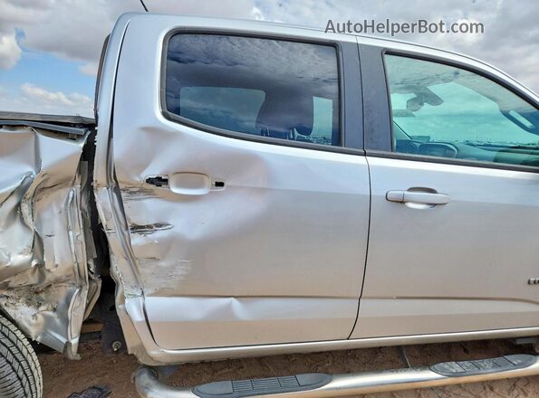 1GCGTDEN6H1223893 2017 CHEVROLET COLORADO Silver Vista de los asientos traseros