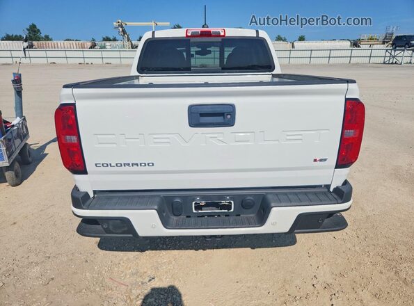 1GCGTDEN6M1209762 2021 CHEVROLET COLORADO Белый Вид сзади