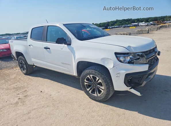 1GCGTDEN6M1209762 2021 CHEVROLET COLORADO Белый Передняя правая четверть